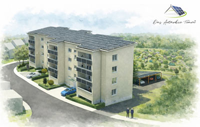 Energieautarkes Gebäude Bayern Forchheim 20 Wohneinheiten