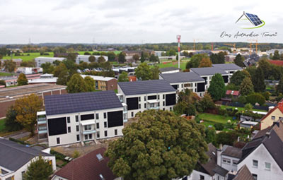 Energieautarkes Gebäude NRW Unna 5 x 7 Wohneinheiten